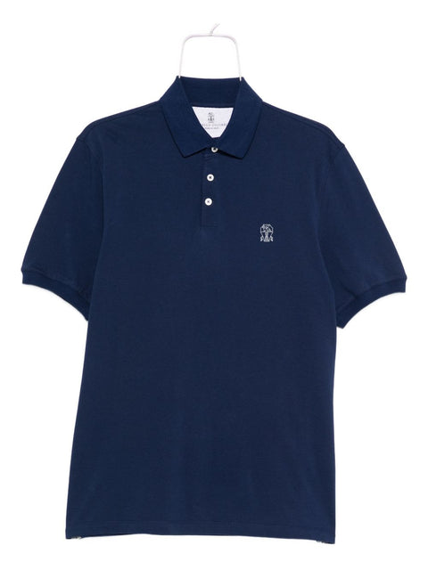 Brunello Cucinelli Brunello Cucinelli T-shirts and Polos Blue