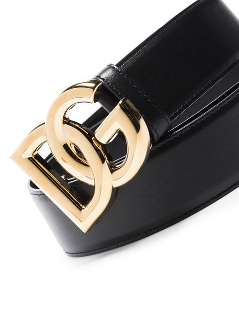 Dolce & Gabbana Dolce & Gabbana DG Logo leather belt