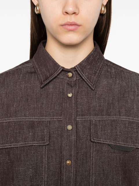 Brunello Cucinelli Brunello Cucinelli Shirts Brown