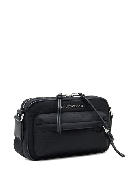 Emporio Armani Emporio Armani logo-plaque crossbody messenger bag
