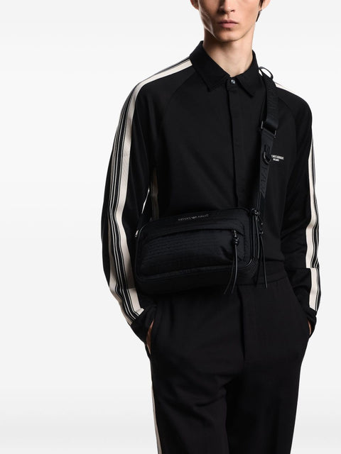 Emporio Armani Emporio Armani logo-plaque crossbody messenger bag