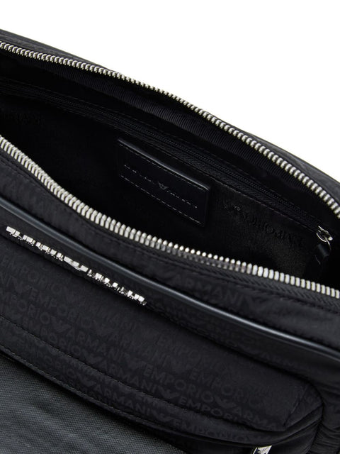 Emporio Armani Emporio Armani logo-plaque crossbody messenger bag