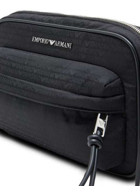 Emporio Armani Emporio Armani logo-plaque crossbody messenger bag