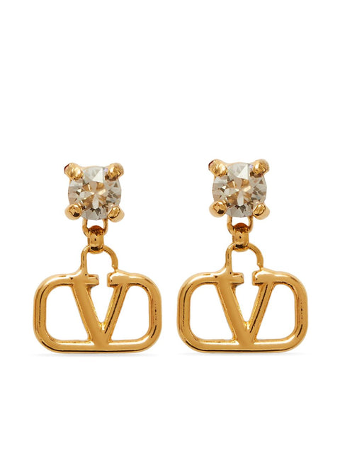 Valentino Garavani Valentino Garavani VLogo Signature strass earrings