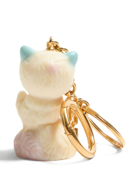 Valentino Garavani Valentino Garavani Le Chat De La Maison Nylon Keychain Bag Charm
