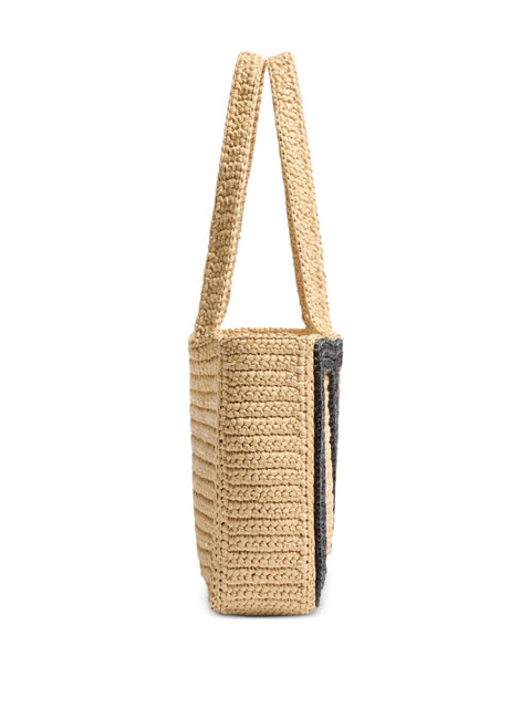 Valentino Garavani Valentino Garavani Viva Superstar Medium Raffia Shopping Bag