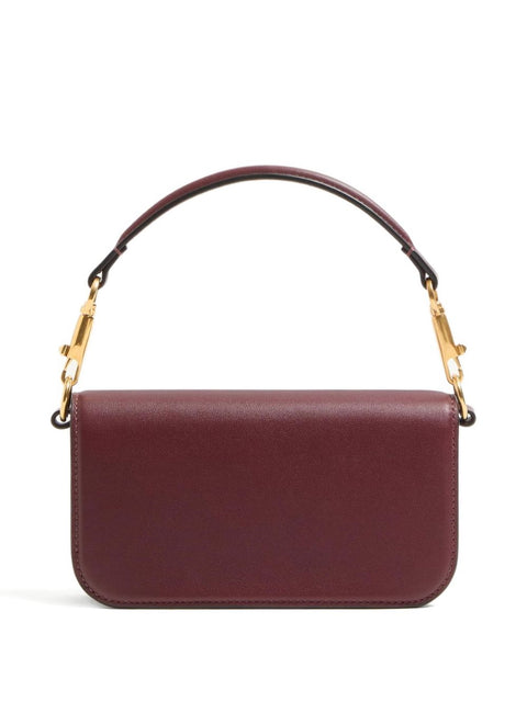 Valentino Garavani Valentino Garavani Locò Small Shoulder Bag In Calfskin With Jewel Logo