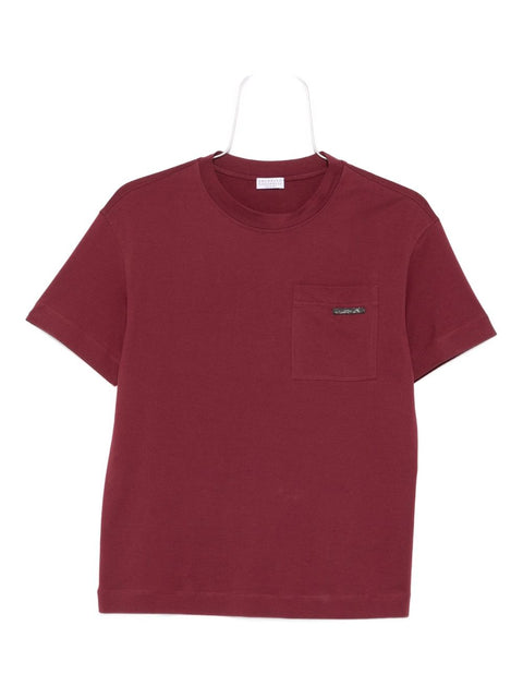 Brunello Cucinelli Brunello Cucinelli T-shirts and Polos Red