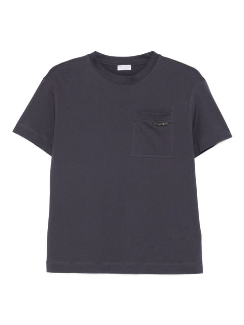 Brunello Cucinelli Brunello Cucinelli T-shirts and Polos Blue