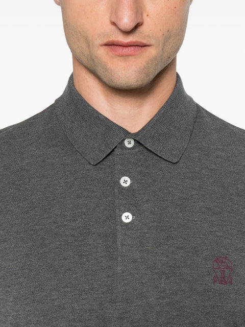 Brunello Cucinelli Brunello Cucinelli T-shirts and Polos Grey