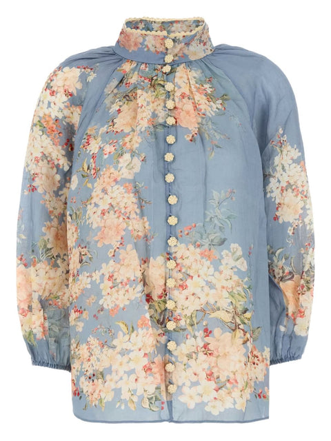 Zimmermann Zimmermann Shirts Clear Blue
