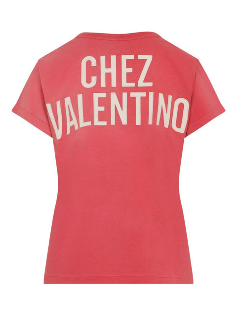 Valentino Valentino T-shirts and Polos Red