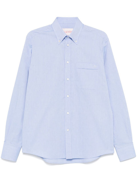 Valentino Valentino Shirts Clear Blue