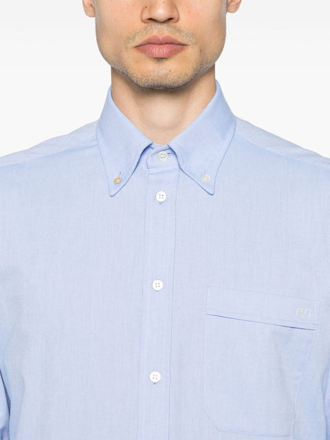 Valentino Valentino Shirts Clear Blue