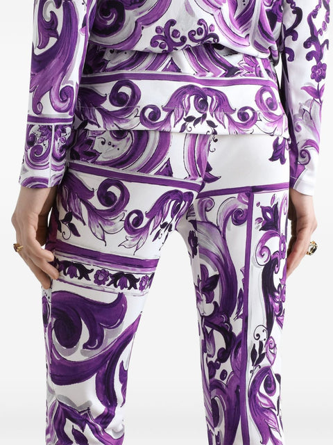 Dolce & Gabbana Dolce & Gabbana Trousers Purple
