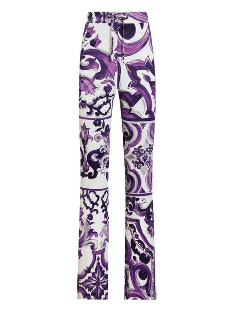 Dolce & Gabbana Dolce & Gabbana Trousers Purple
