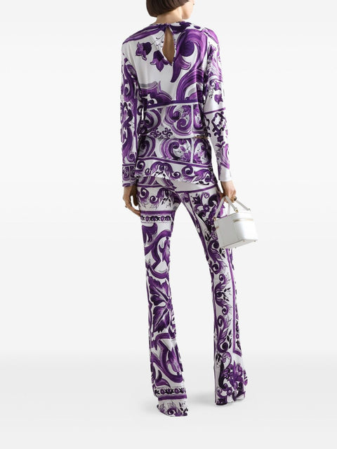 Dolce & Gabbana Dolce & Gabbana Trousers Purple