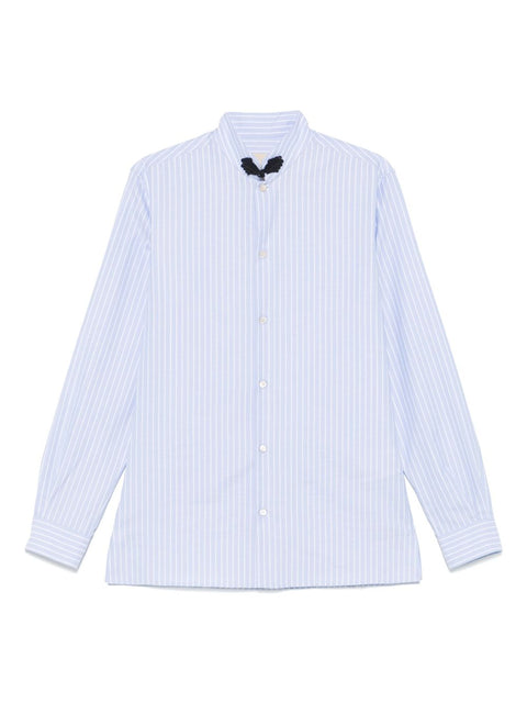 Valentino Valentino Shirts Clear Blue