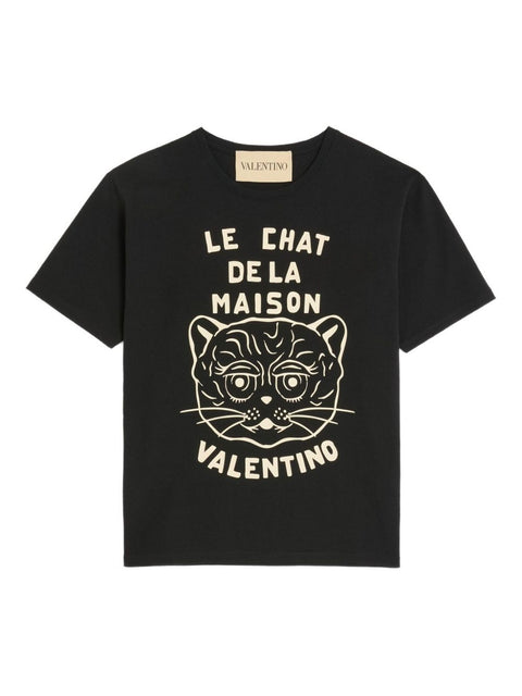 Valentino Valentino T-shirts and Polos Black
