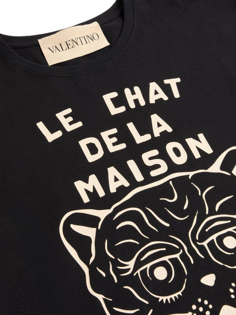 Valentino Valentino T-shirts and Polos Black