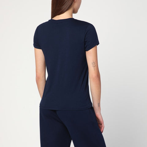 Polo Ralph Lauren Polo Ralph Lauren Navy blue cotton T-shirt with logo