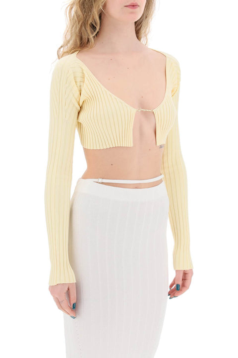 Jacquemus Jacquemus la maille pralù micro cardigan