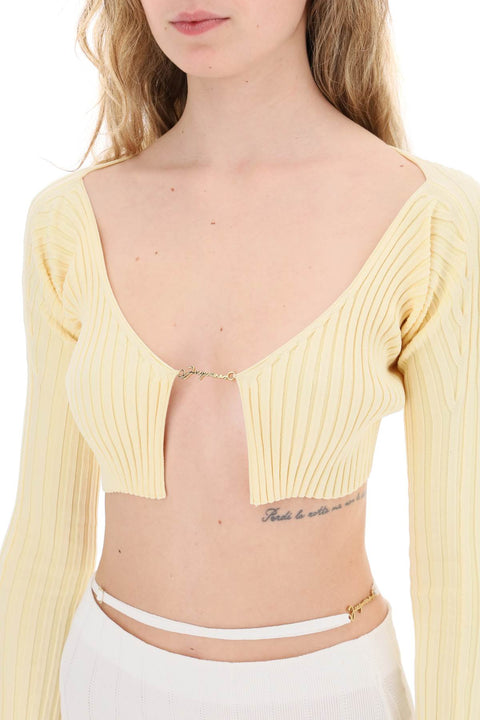 Jacquemus Jacquemus la maille pralù micro cardigan