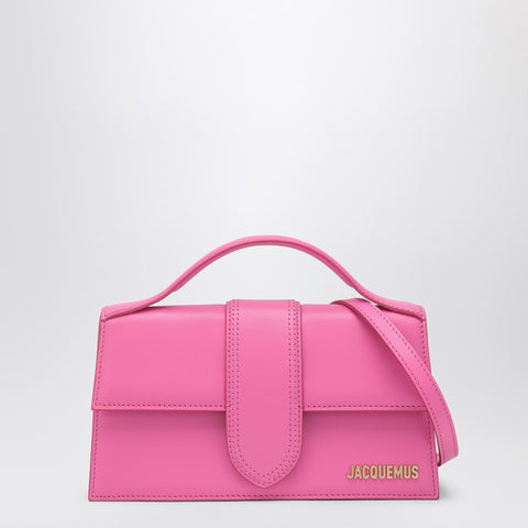 Jacquemus JACQUEMUS Le Grand Bambino bag in neon pink leather