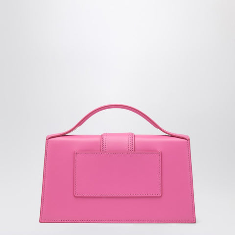 Jacquemus JACQUEMUS Le Grand Bambino bag in neon pink leather