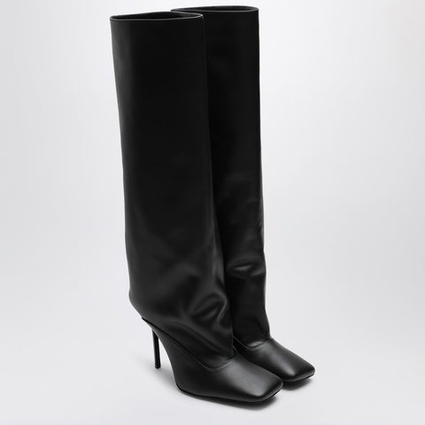 The Attico The Attico Sienna black leather high boot