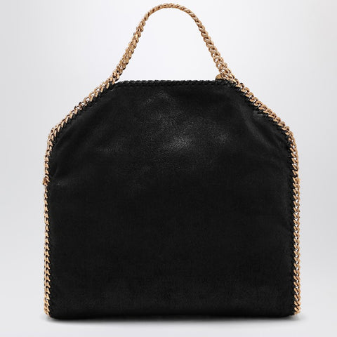 Stella McCartney Stella McCartney Black/gold Falabella Fold Over bag
