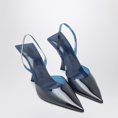 The Attico The Attico Electric blue PVC slingback