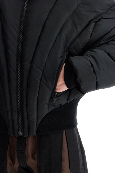 Mugler Mugler cropped bomber jacket
