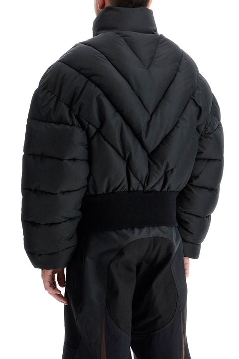 Mugler Mugler cropped bomber jacket