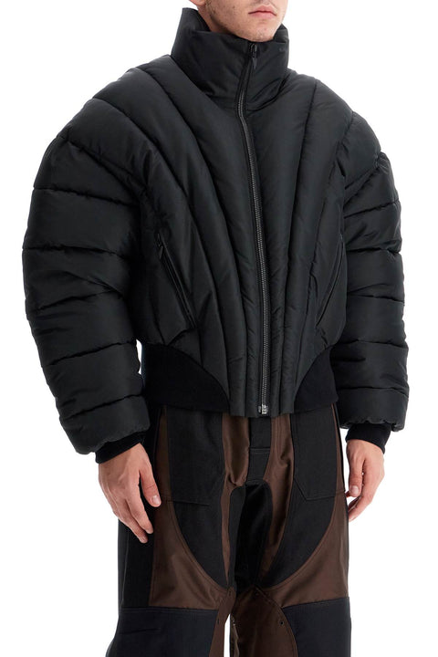 Mugler Mugler cropped bomber jacket