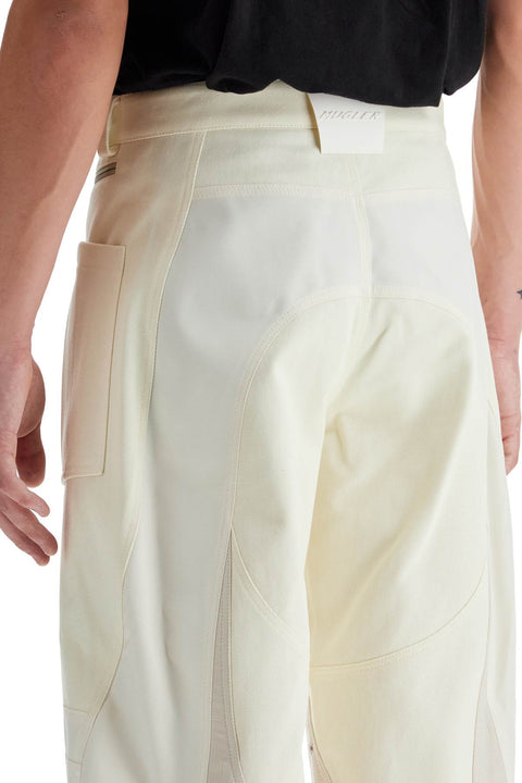 Mugler Mugler patchwork cargo pants with