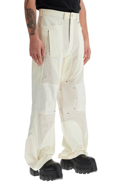 Mugler Mugler patchwork cargo pants with