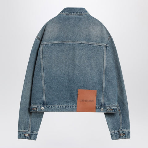 Jacquemus JACQUEMUS Light blue washed denim jacket