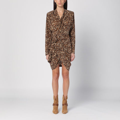 Isabel Marant ISABEL MARANT Leopard print dress in silk blend