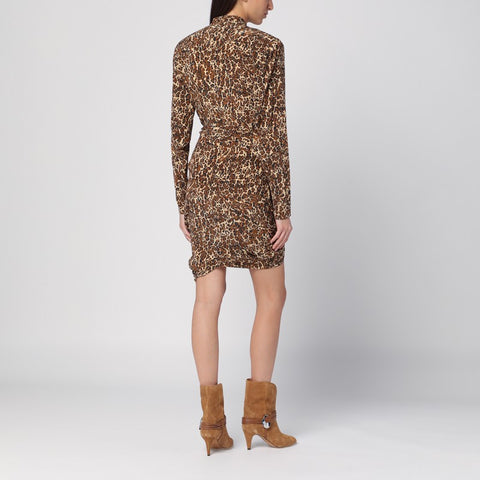 Isabel Marant ISABEL MARANT Leopard print dress in silk blend