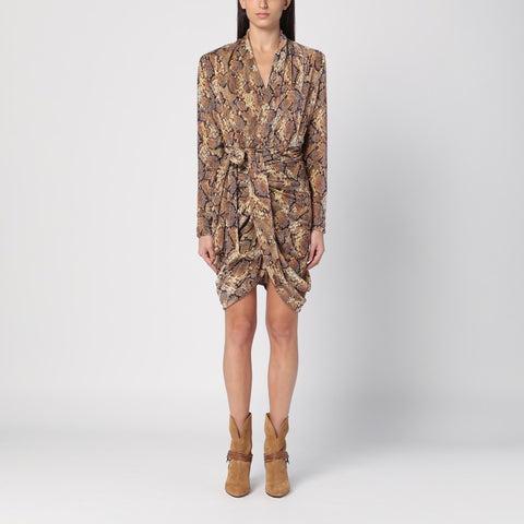 Isabel Marant ISABEL MARANT Cleora snake print dress