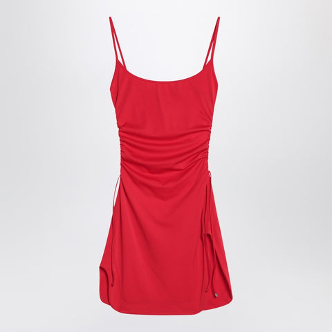 The Attico The Attico Red beach cover-up in stretch fabric