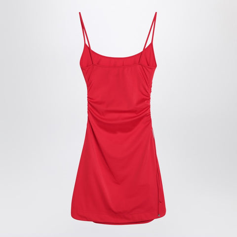 The Attico The Attico Red beach cover-up in stretch fabric