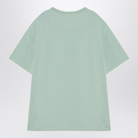 The Attico The Attico Mint green asymmetrical oversize T-shirt