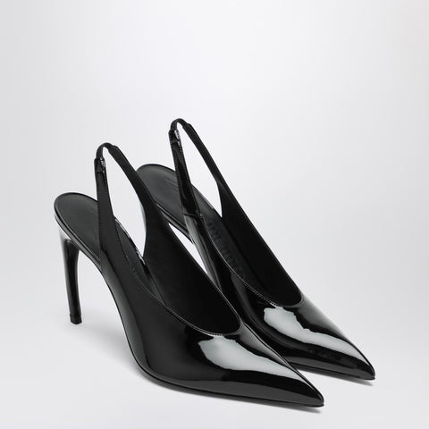The Attico The Attico Black Viper Slingback