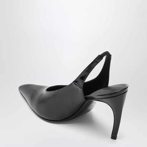 The Attico The Attico Black Viper Slingback