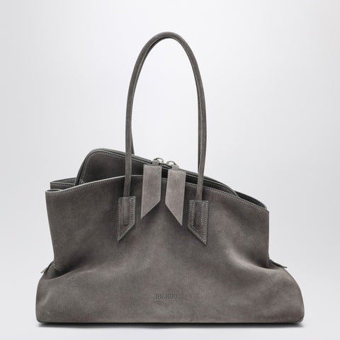 The Attico The Attico La Passeggiata Medium bag in grey suede