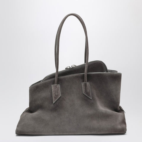 The Attico The Attico La Passeggiata Medium bag in grey suede