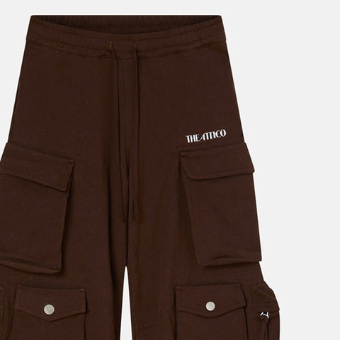The Attico The Attico Brown Fern cargo pants