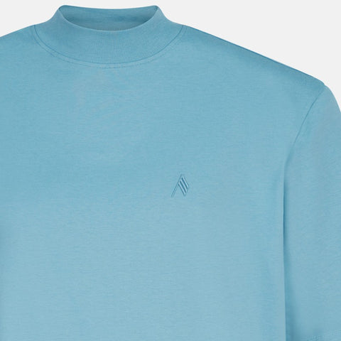 The Attico The Attico Light blue cotton T-shirt